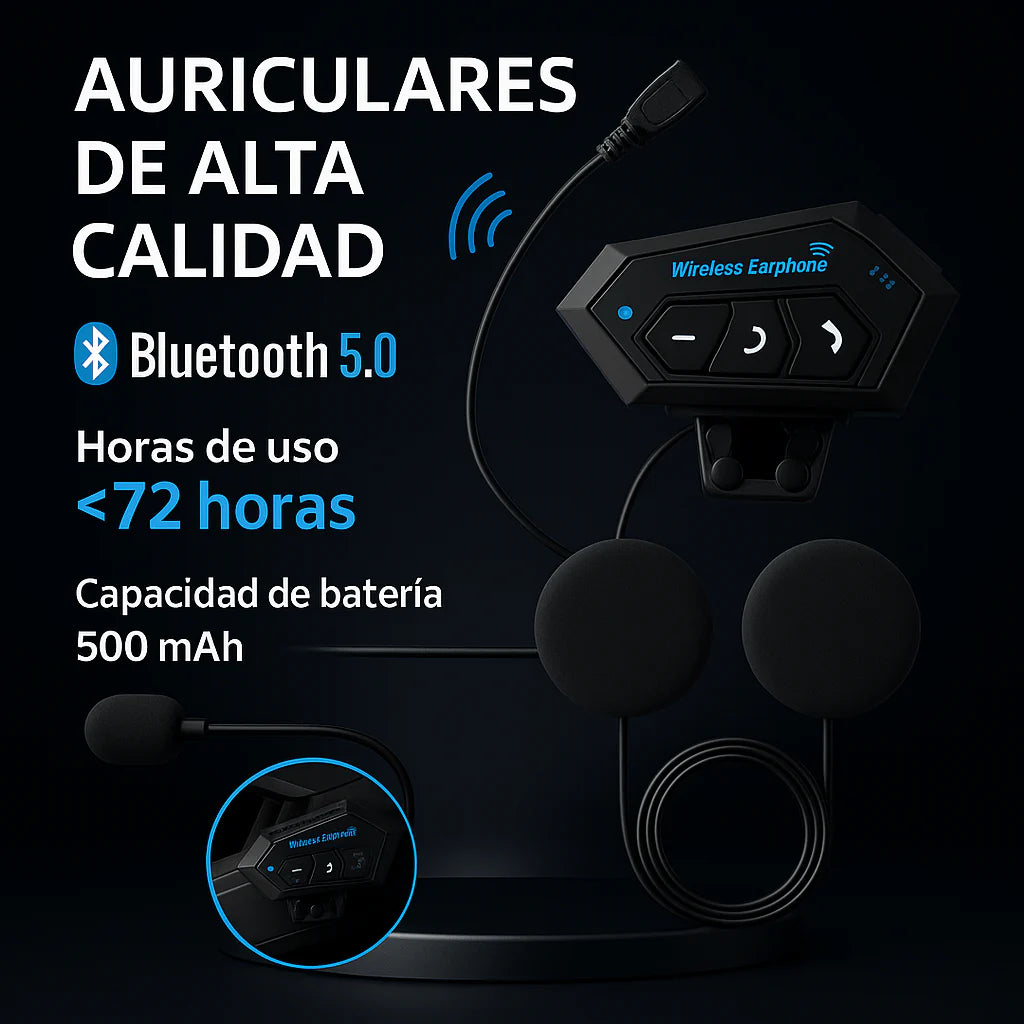 Auriculares para casco de moto - MotoBeat®