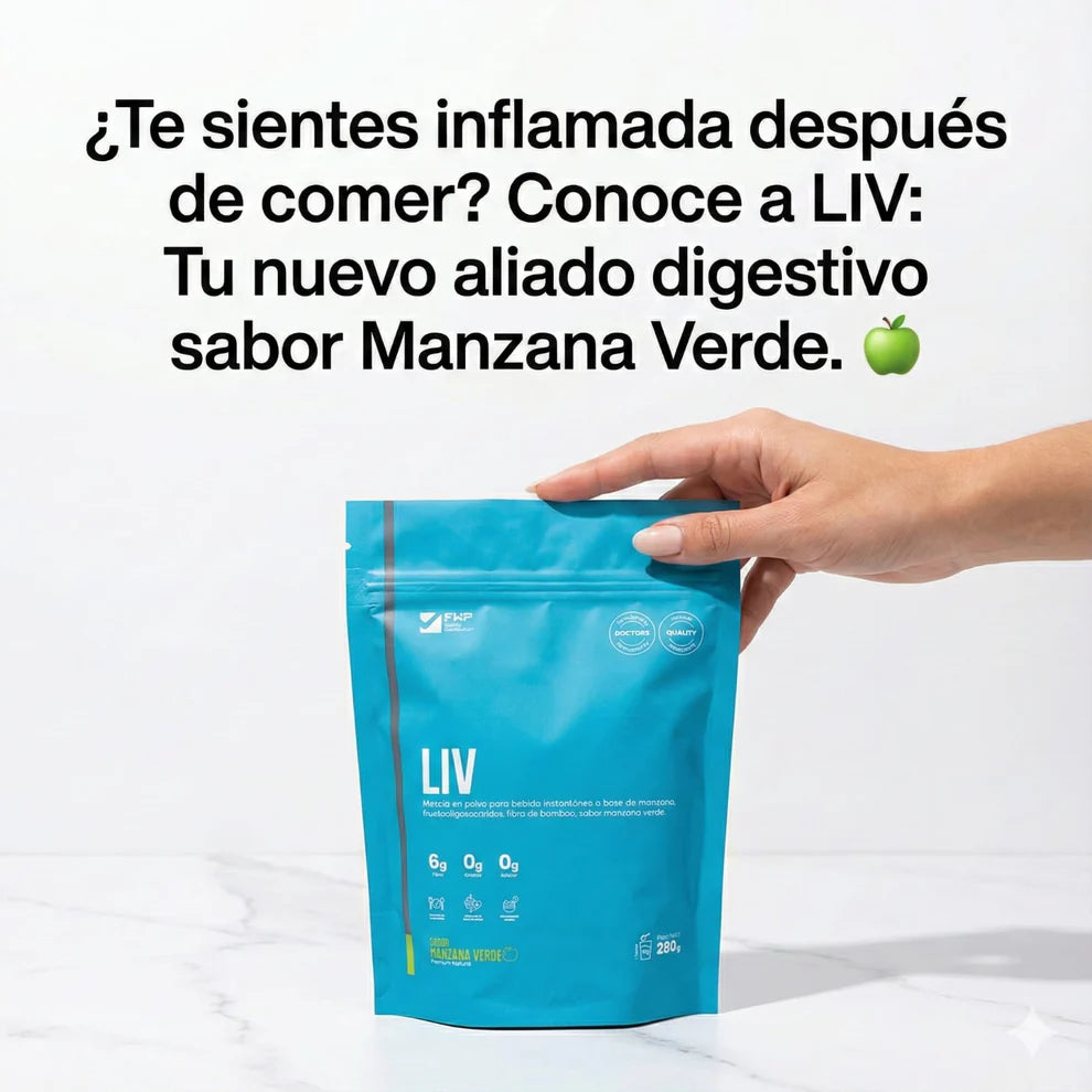 LIV - Fibra, Probióticos, digestión y Control de Peso