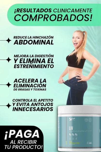 LIV - Fibra, Probióticos, digestión y Control de Peso