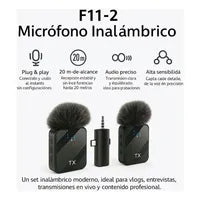MICRÓFONO F-11 INALÁMBRICO 3 EN 1 – POTENCIA PROFESIONAL SIN LÍMITES